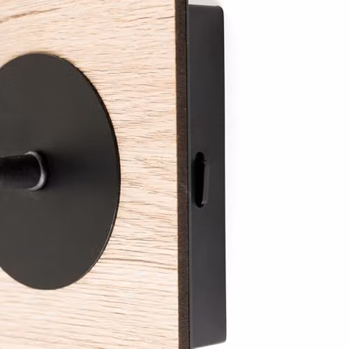 Faro Barcelona LED Wood Wall Reading Light in Black and Wood – 5
