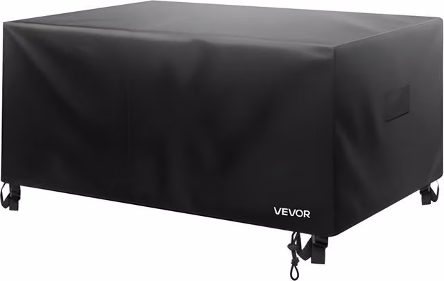 VEVOR Waterproof Black Polyester Corner Sofa Patio Furniture Cover – 1