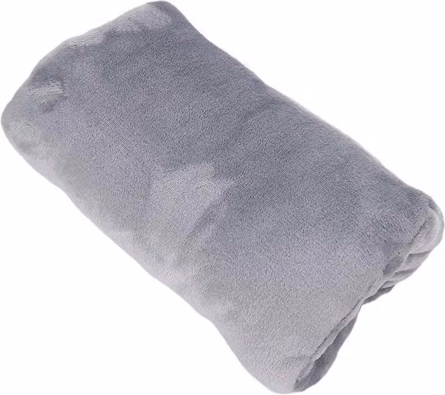 SPETLEK USB Electric Heating Hand Warmer Pad Plush Rectangular Pillow in Grey