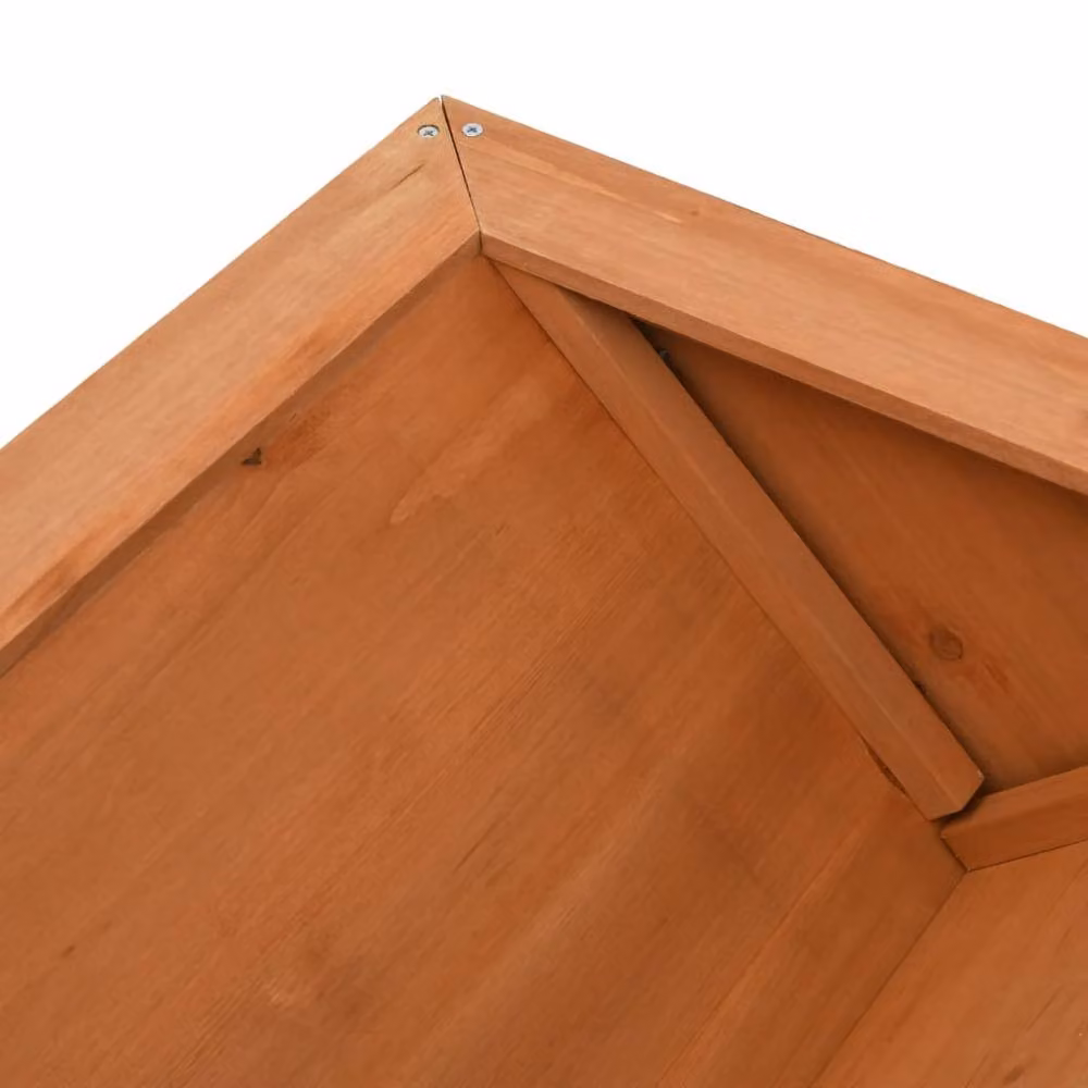 Berkfield Home Wooden Planter Tub in Brown, W/D/H: 90 x 55 x 56 cm – 3