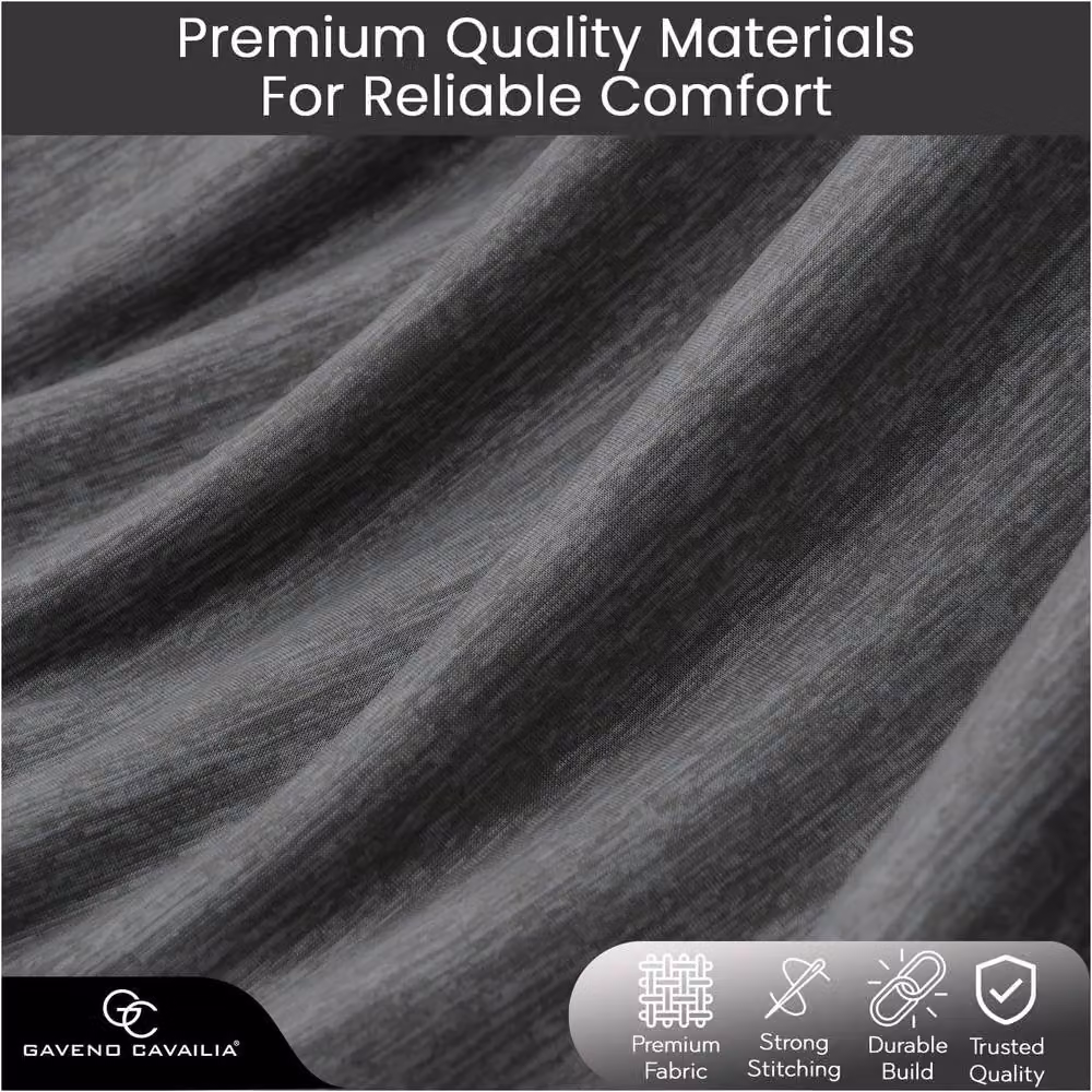 GAVENO CAVAILIA Charcoal Cooling Fleece Blanket for Adults and Kids, W/D/H: 200 x 220 cm – 8
