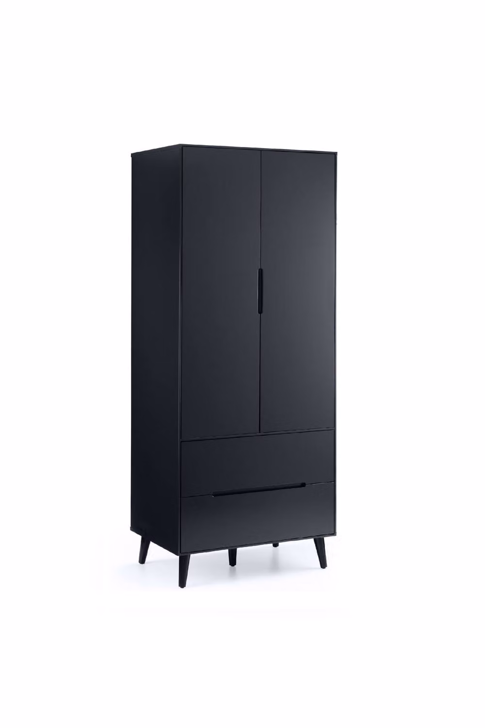Julian Bowen Alicia 2 Door 2 Drawer Combination Wardrobe in Anthracite – 3
