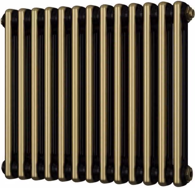 Alpha 2 Column Steel Radiator in Gold