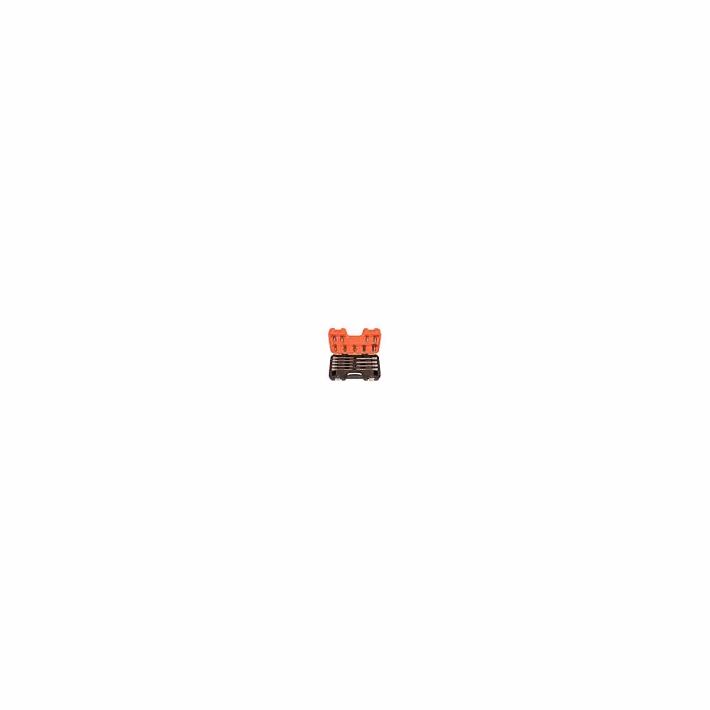 Bahco S18HEX 18 Piece Ball Hex Bit Socket Set, 1/2in Drive, Orange – 3