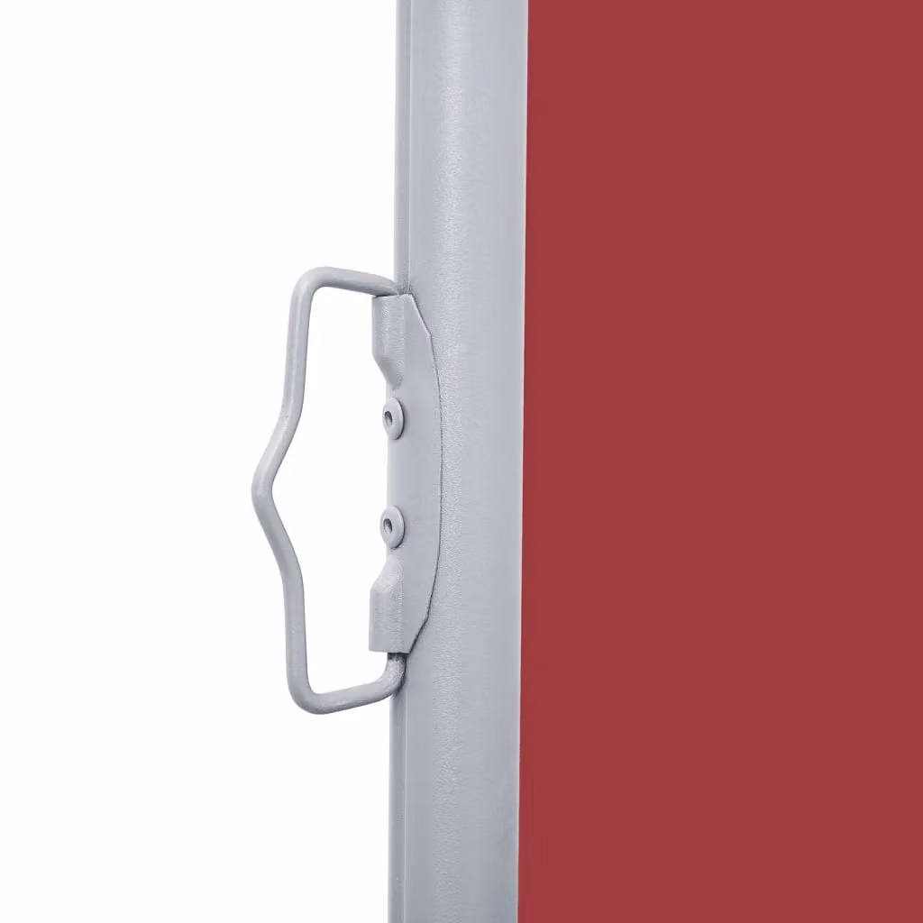Berkfield Home Red Retractable Side Patio Awning with Polyester Fabric and Steel Frame, W/H: 1200 x 170 cm – 3