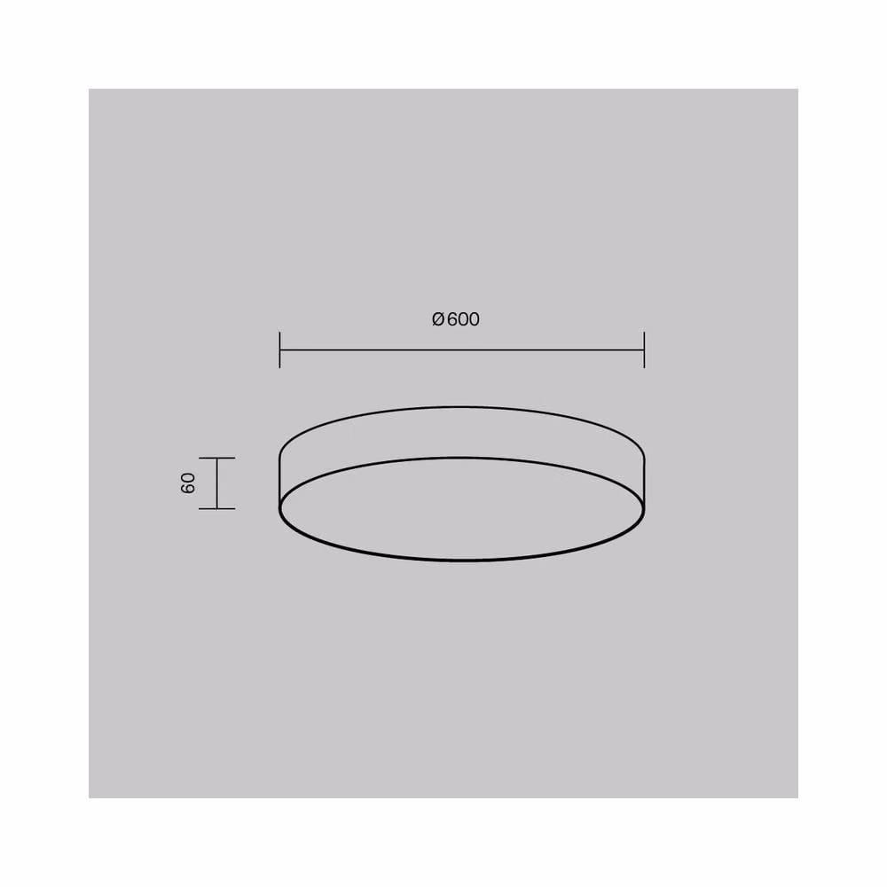 Netlighting Zon Flush Ceiling Light Black 3000K 5160lm – 2