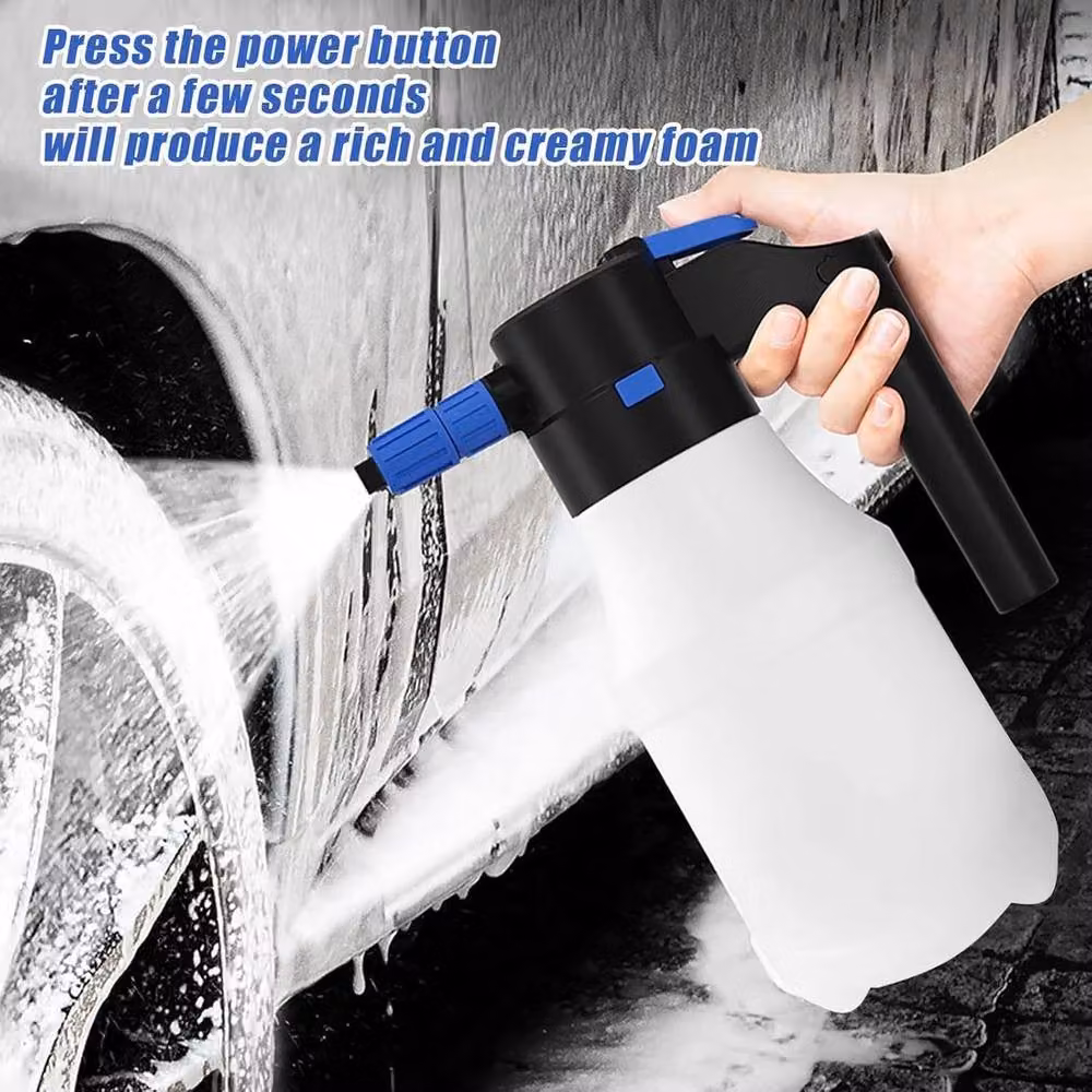 NESTLUNE Electric Car Foam Sprayer, 1.5 l, White – 3