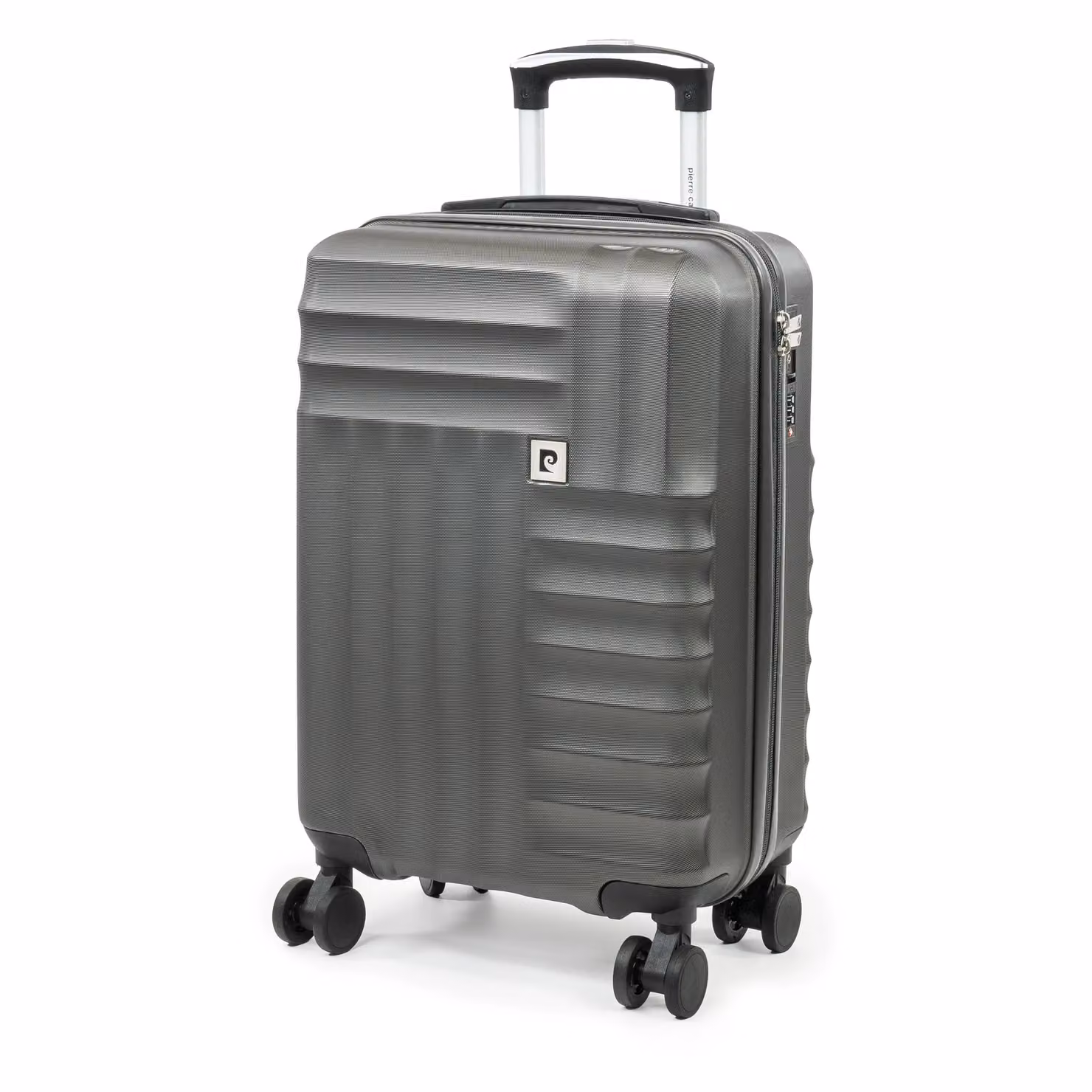 Pierre Cardin Soleil 22 inch Wheeled Hard Sided Cabin Suitcase with TSA Lock in Charcoal Grey – 8