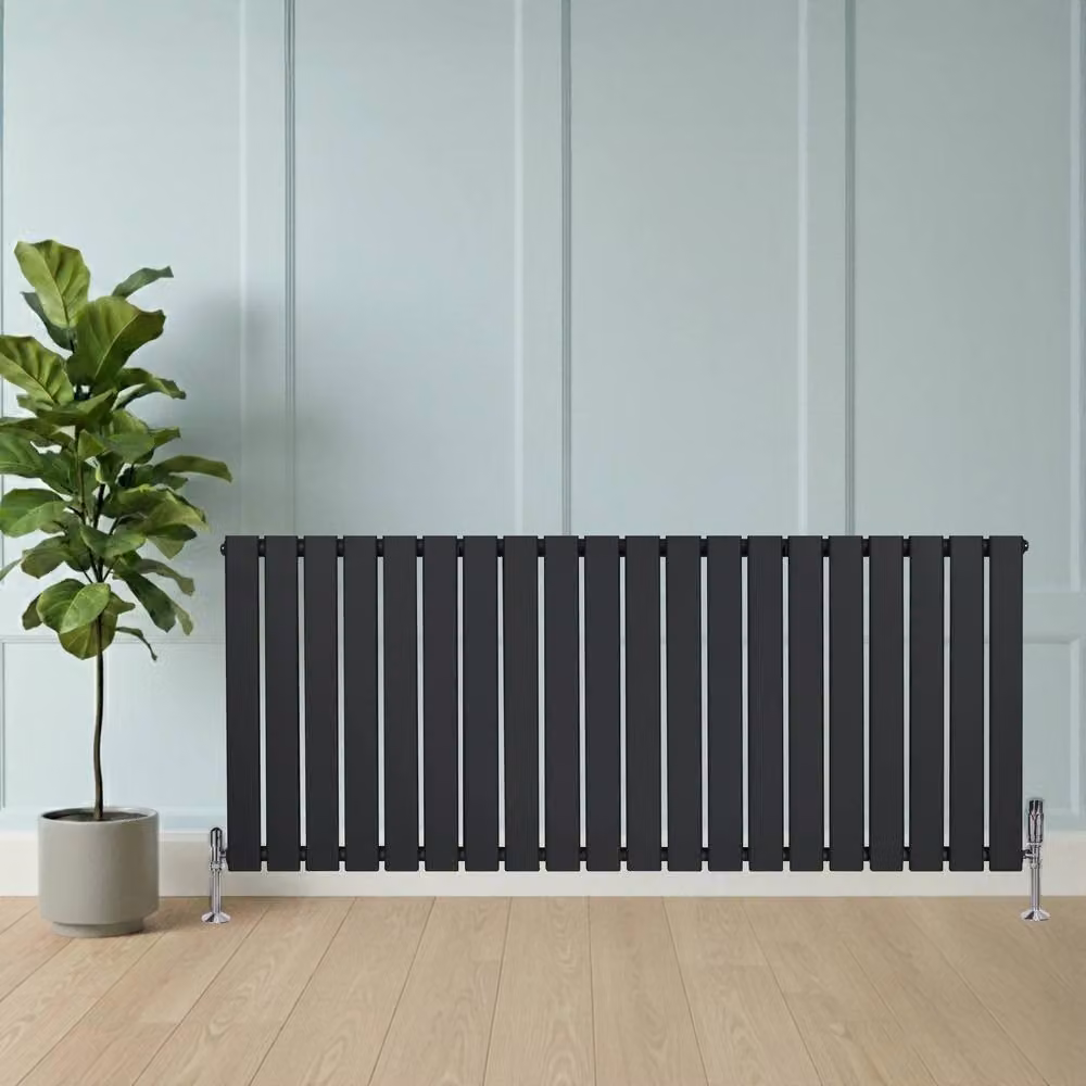Monstershop Flat Single Column Radiator in Anthracite Grey, H: 140 cm, W: 60 cm – 4