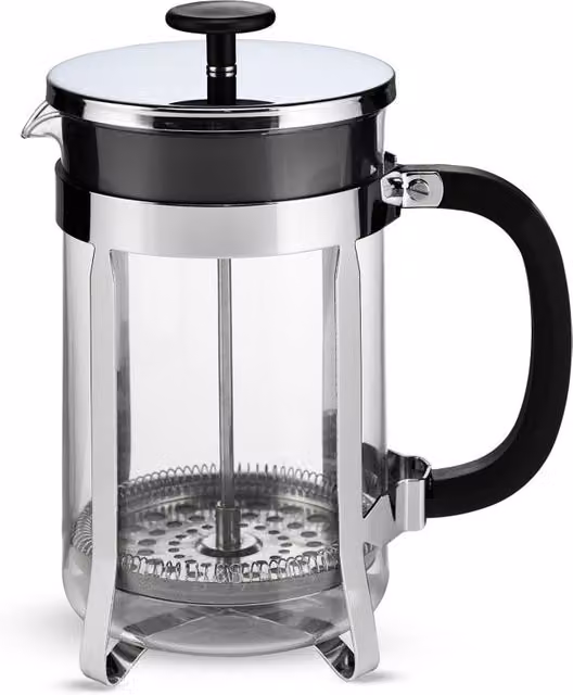 M&S Classic 12 Cup Cafetiere in Clear