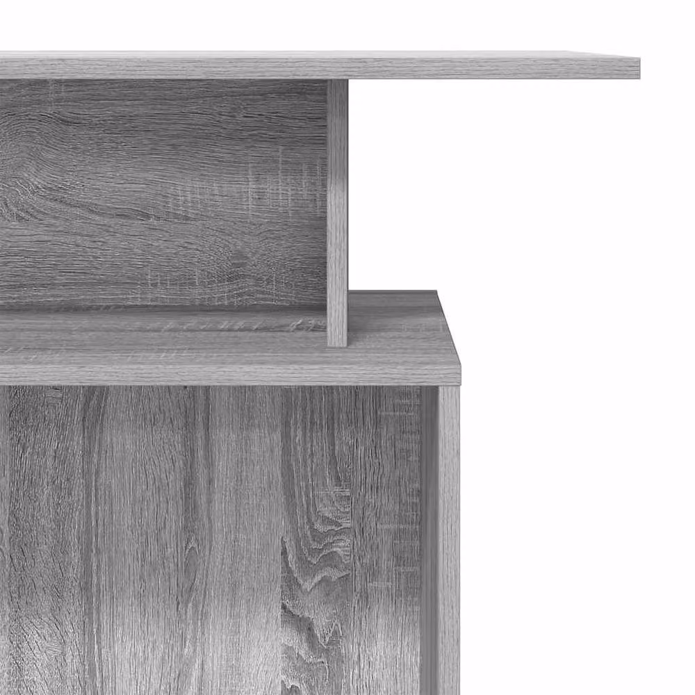 Berkfield Home Grey Sonoma Reception Desk, W/D/H: 100 x 40 x 104 cm – 3