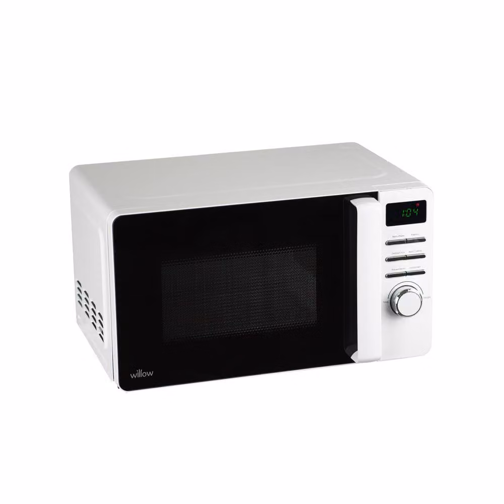 Willow 20L 800W Solo Digital Countertop Microwave - White – 3
