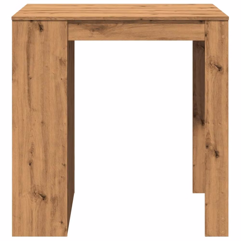 Berkfield Home Artisan Oak Bar Table in Brown, W/D/H: 102 x 70 x 103.5 cm – 4