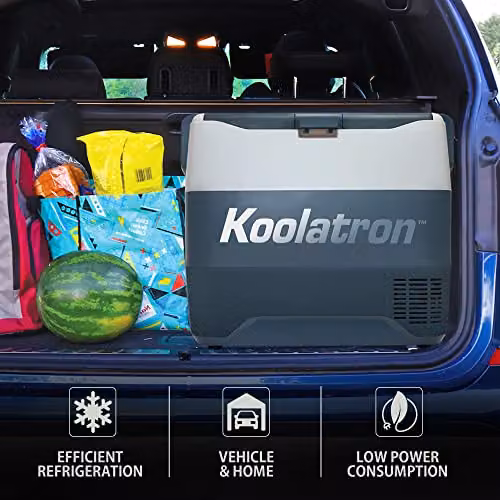 Koolatron SmartKool Bluetooth Enabled Electric Cooler Freezer, 50L, Silver – 2