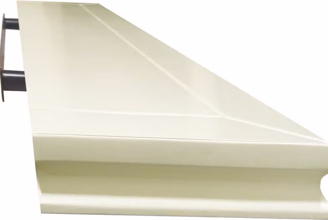 Roseley Modern White Matt Wall Mounted Floating Shelf with Back Panel