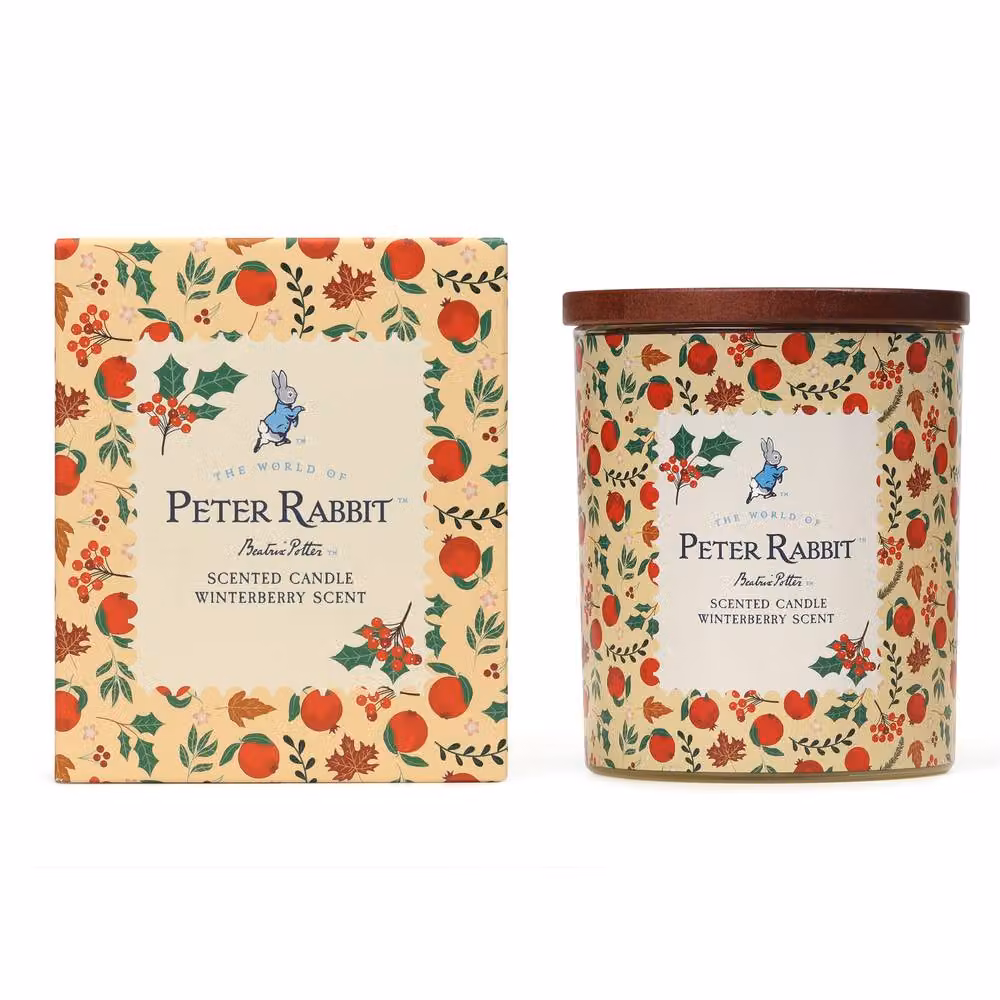 Peter Rabbit Winterberry Scented Candle with Wood Lid, 213g – 2