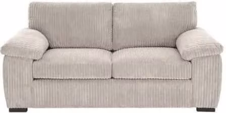 LUXURY LIFE Collingdale 2 Seater Sofa in Beige Jumbo Cord Fabric