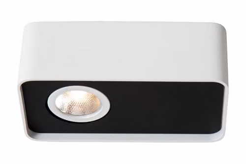 Lucide Angular Dimmable LED Ceiling Spotlight in White – 1