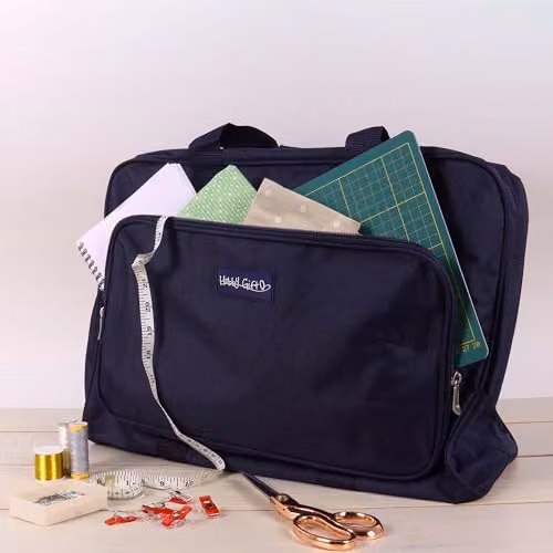 Hobby Gift MR4660NVY Sewing Machine Storage and Travel Bag, Blue, H: 33 cm, W: 45.7 cm, D: 20.3 cm – 7