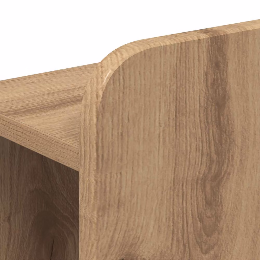 Berkfield Home Artisan Oak Bed Frame with Storage Drawers, Brown, W: 80 cm, L: 200 cm – 3