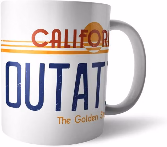 Official Back To The Future Outatime Ceramic Mug, White
