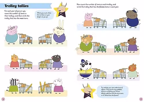 Ladybird Learn with Peppa: Adding and Taking Away wipe-clean activity book, multicolour – 2