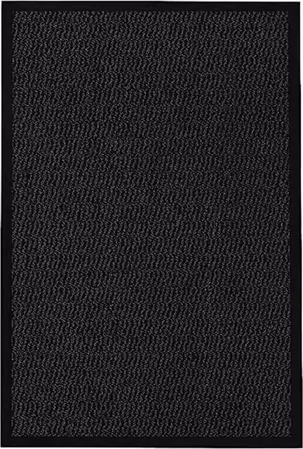 KAV Non-Slip Washable Black Door Mat, W: 60 cm, D: 180 cm – 10