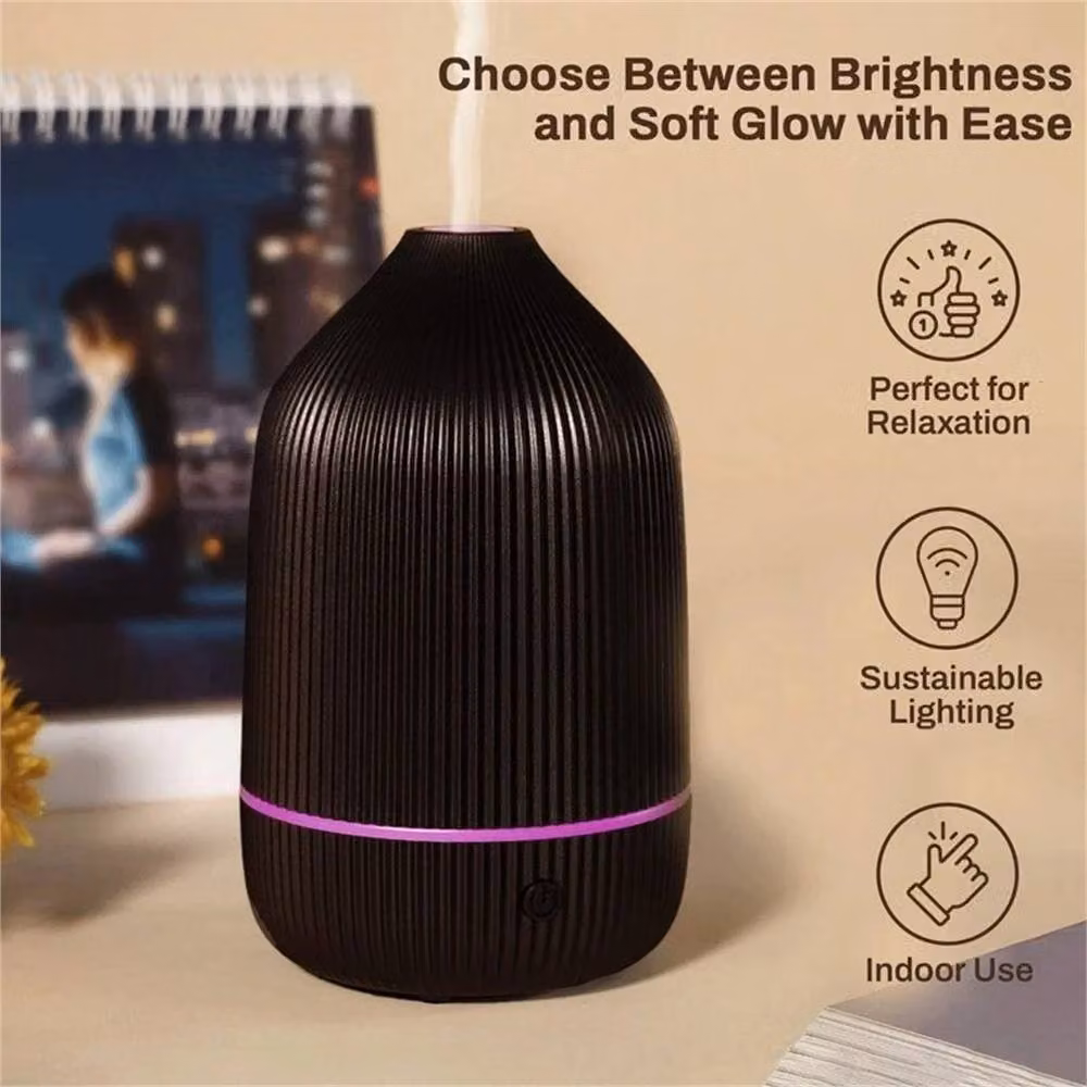 Nordara Mist Aroma Diffuser and Essential Oil Air Humidifier in Black – 5