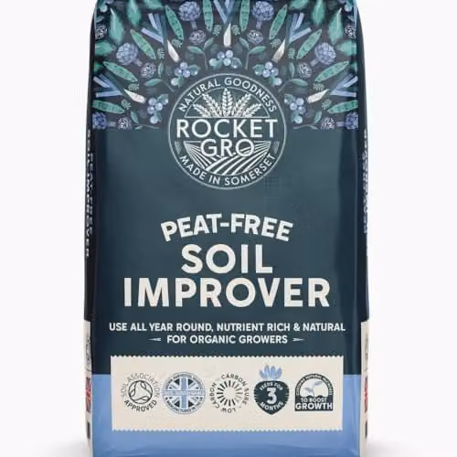 Thompson & Morgan RocketGro Organic Peat-Free Soil Improver, 50 l