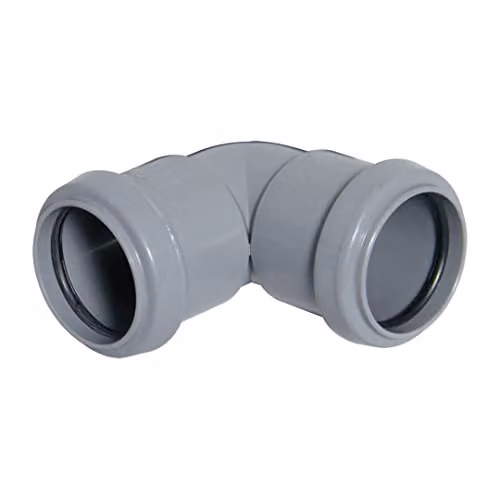 FloPlast 32mm Grey Pushfit Waste Pipe Bend