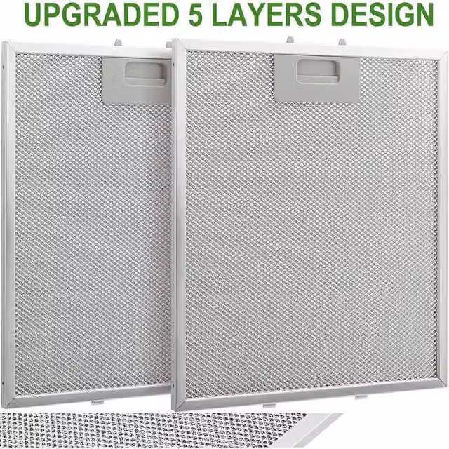 PAWNORA 2x Universal Cooker Hood Extractor in Silver