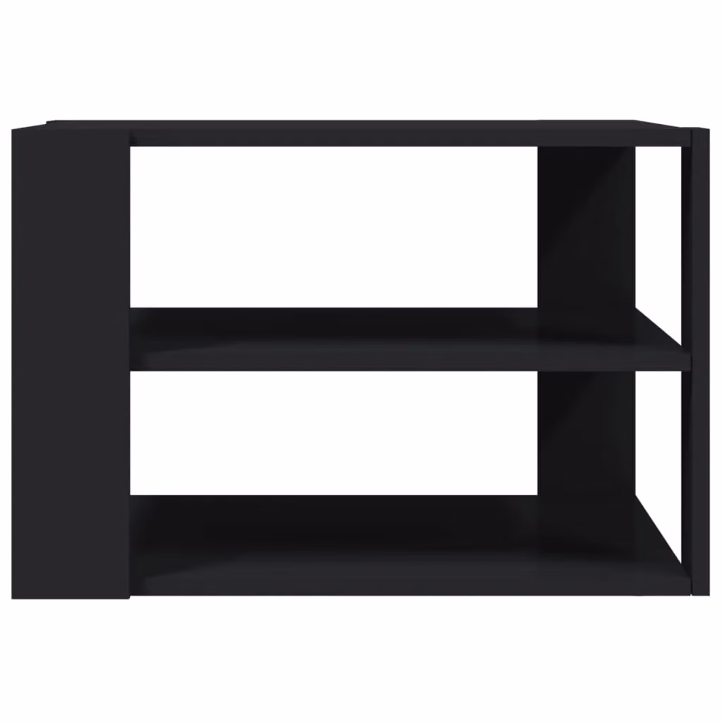 Berkfield Home Black Modern Square Coffee Table in Engineered Wood, W/D/H: 59.5 x 59.5 x 40 cm – 4