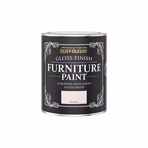 Rust-Oleum Gloss Pink Water-Based Furniture Paint 750ml – 3