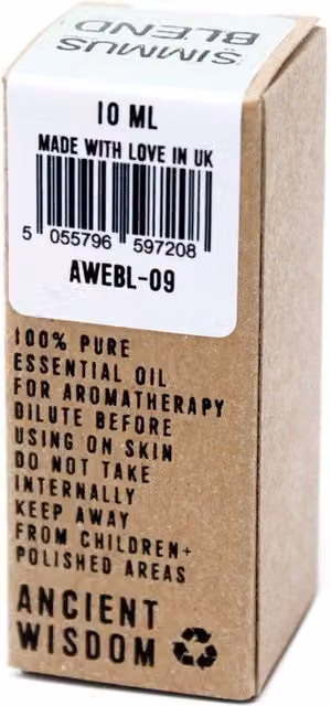 Simmus Essential Oil Blend Black 10ml