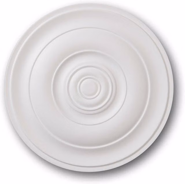 Decoflair B33 Minimalist Ceiling Rose Canopy in White