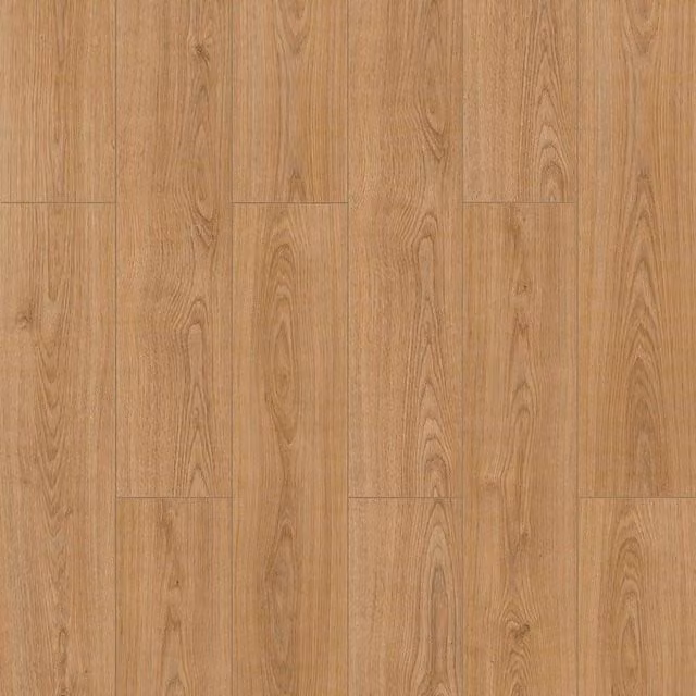 Vinyl Flooring UK Step 12mm Click Laminate Wood Effect Flooring in Brown, 8 Planks, Covers 1.875sqm