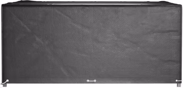 Berkfield Home Durable Square Garden Furniture Covers, 2 Pack, Black, W/D/H: 300 x 300 x 75 cm – 1