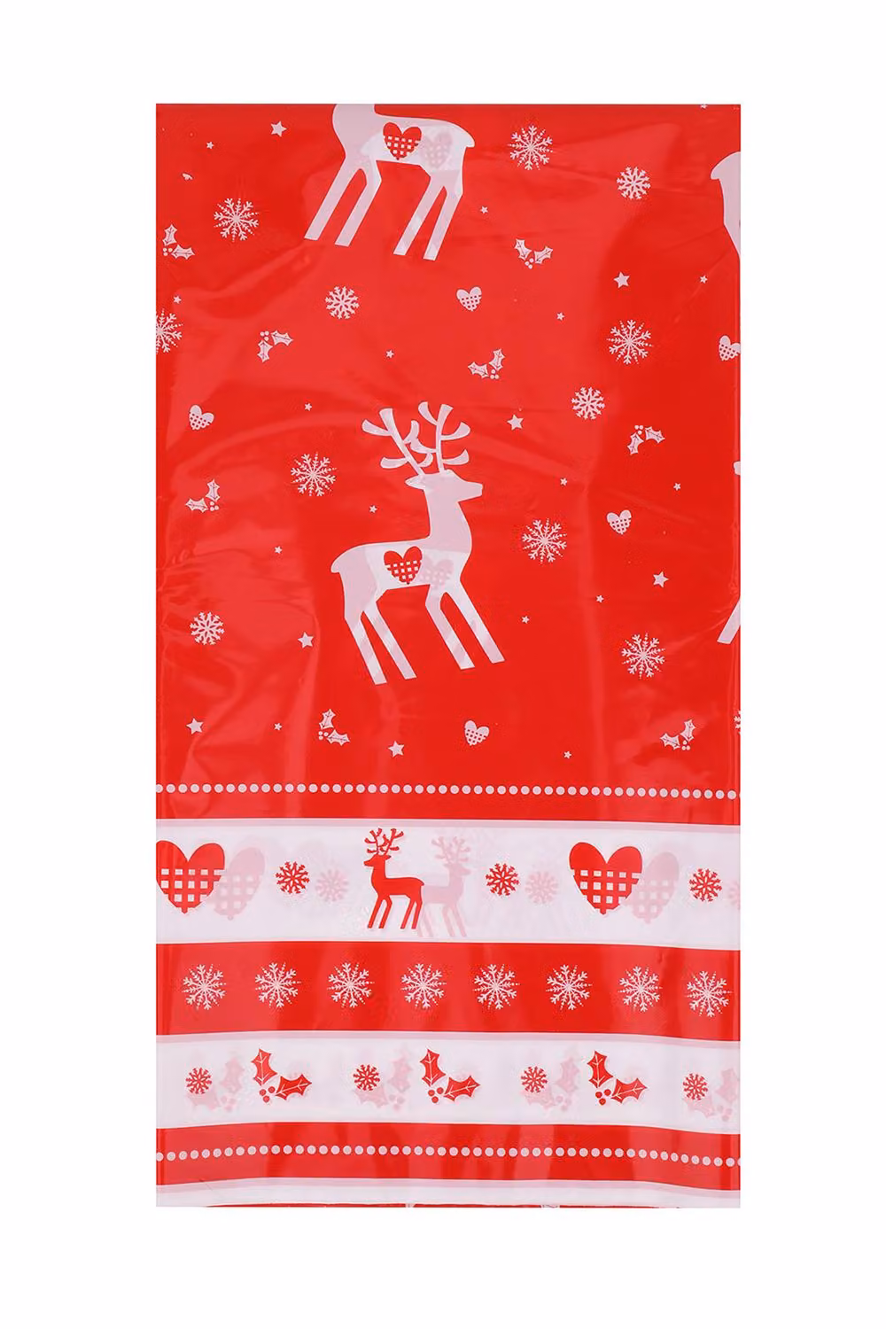 Neel Blue PVC Christmas Tablecloth, Waterproof and Easy Care Rectangular Table Protector, W: 120 cm, L: 180 cm – 4