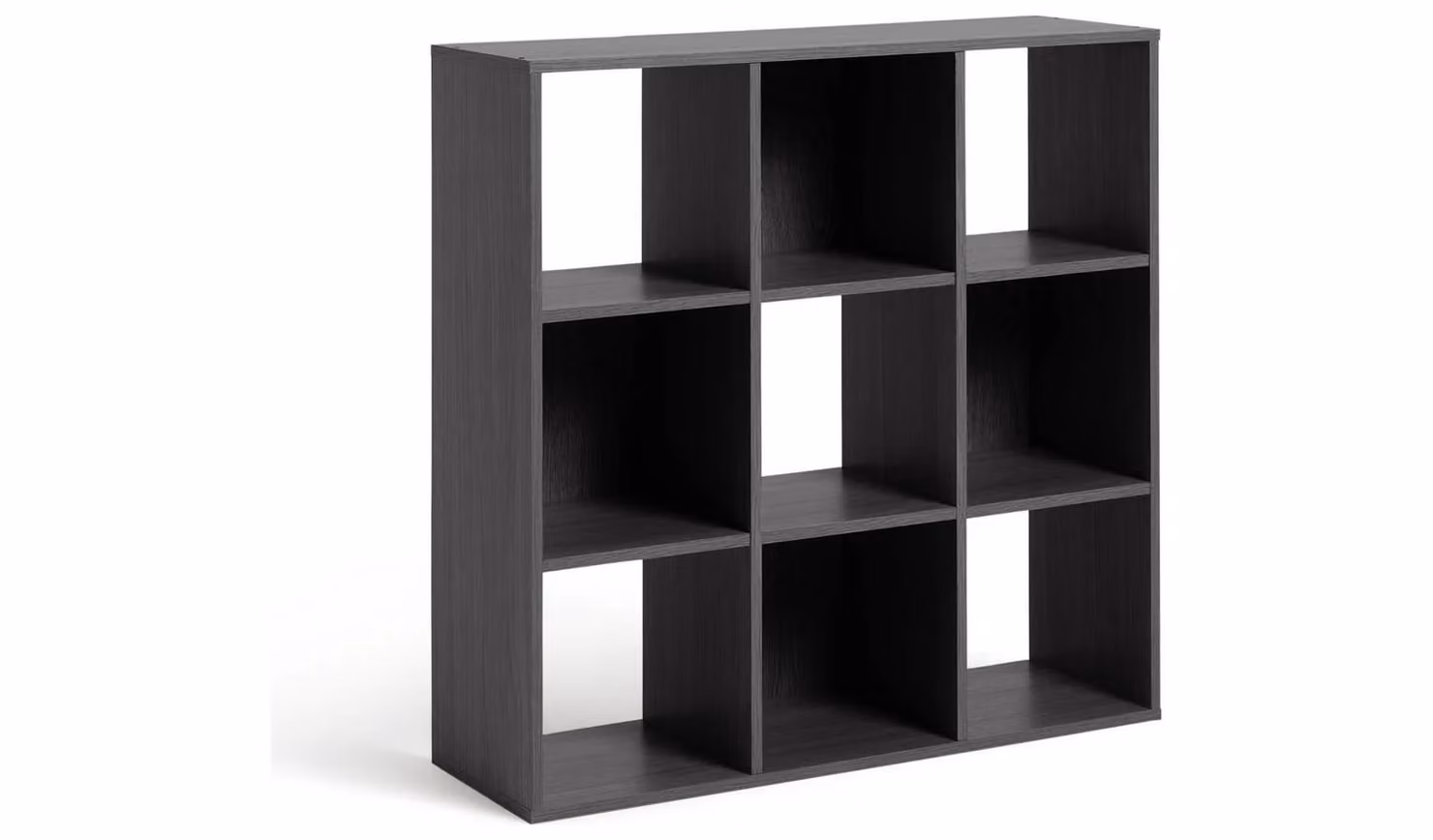 Argos Home Squares 9 Cube Storage Unit, Black