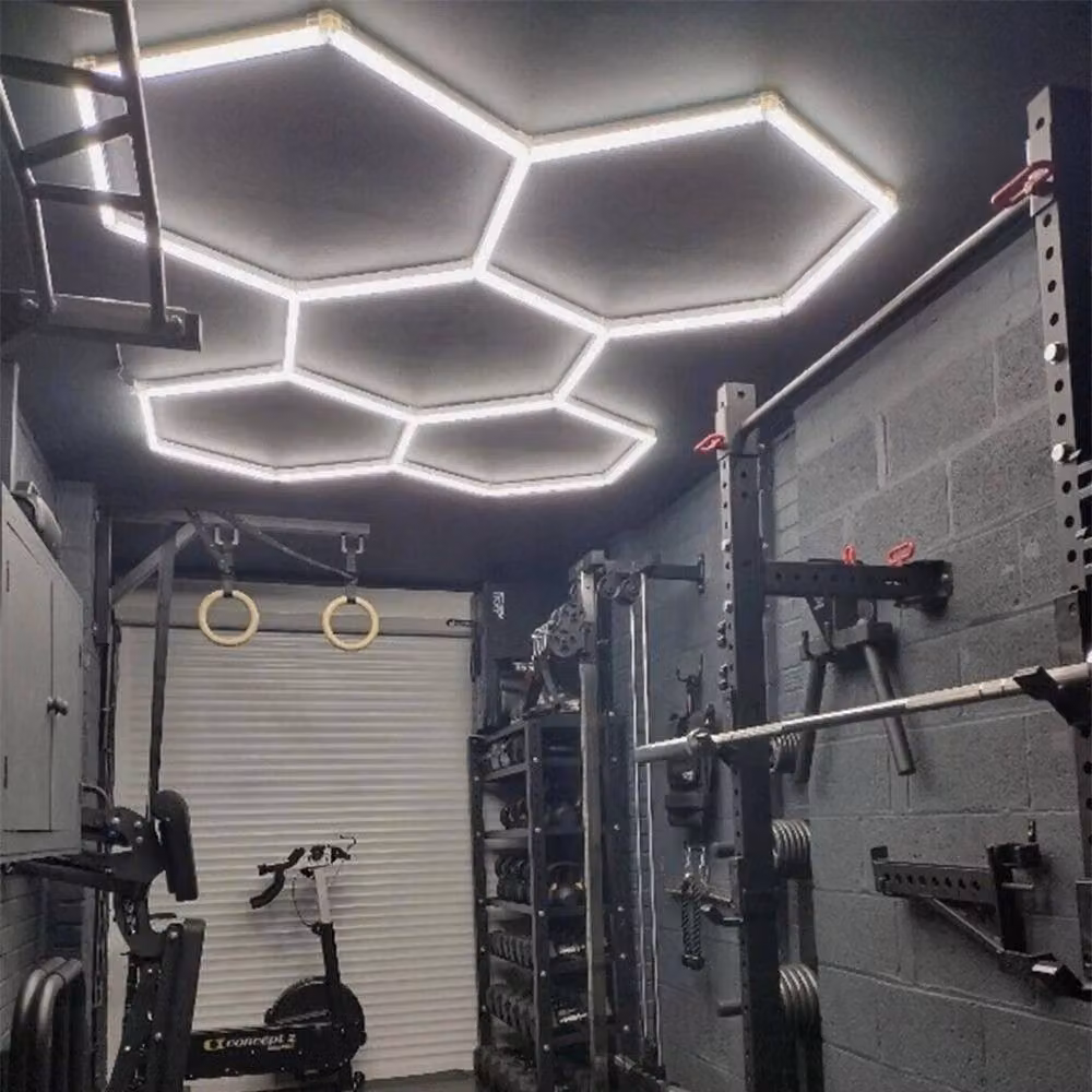 EONLION 5 Hexagon LED Garage Lighting in White – 5
