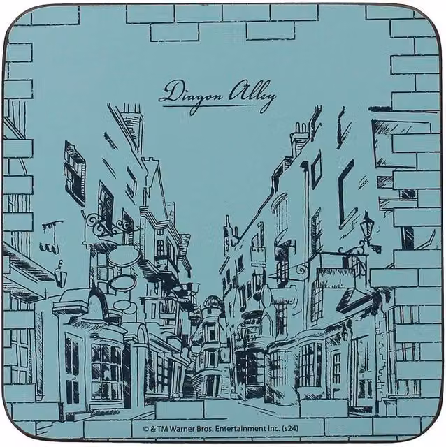 Harry Potter Diagon Alley Multicolour Coaster for Adults