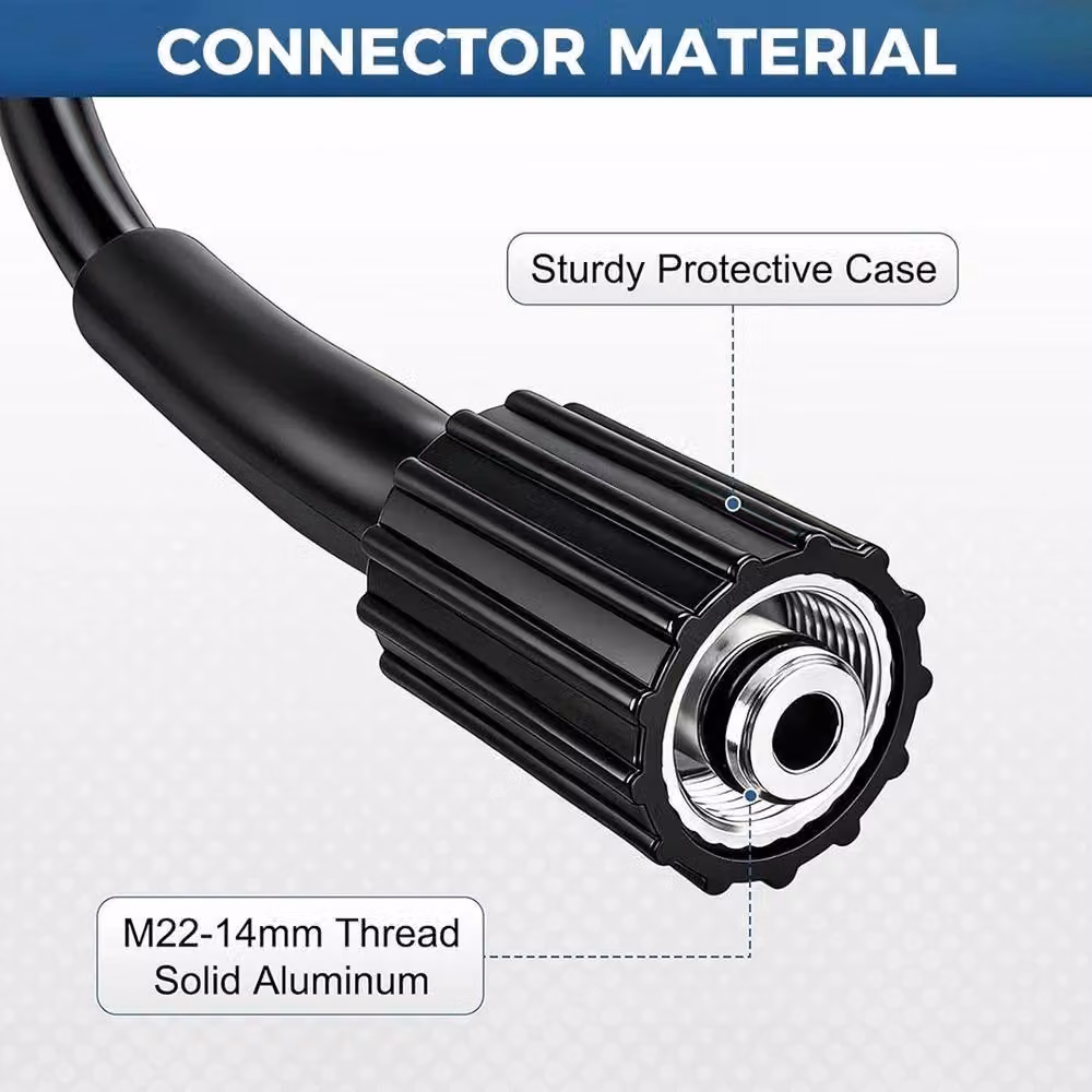 SPETLEK Black High Pressure Washer Hose Pipe, 15m – 5