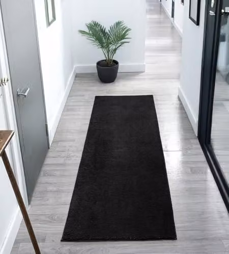 Desire Rugs Comfy Washable Non-Slip Plain Modern Living Room Area Rug, Black, W: 120 cm, L: 160 cm – 6