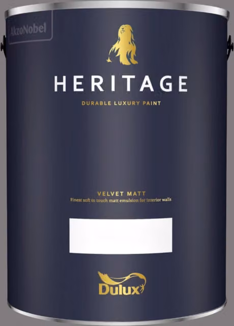Dulux Trade Heritage Matt Paint Mauve Mist Grey 5 l