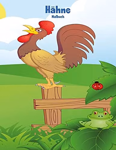 Createspace Hähne-Malbuch 1: Volume 1 Multicolour Childrens Colouring Book