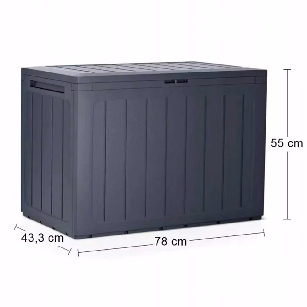 Kelvenix BoardeBox 190L Garden Storage Box in Anthracite Grey – 2
