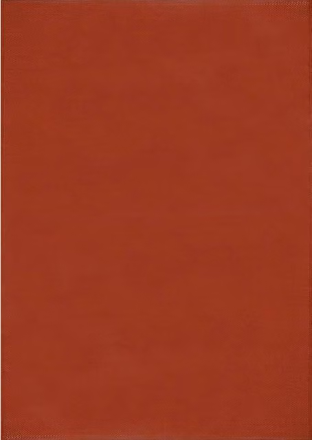 The Rugs Urban Collection Reversible Plain Modern Outdoor Garden Rug in Red, Width: 90 cm