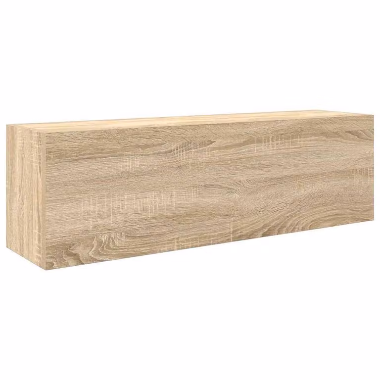 Berkfield Home Sonoma Oak Bathroom Wall Cabinet, Brown, W/D/H: 100 x 25 x 30 cm