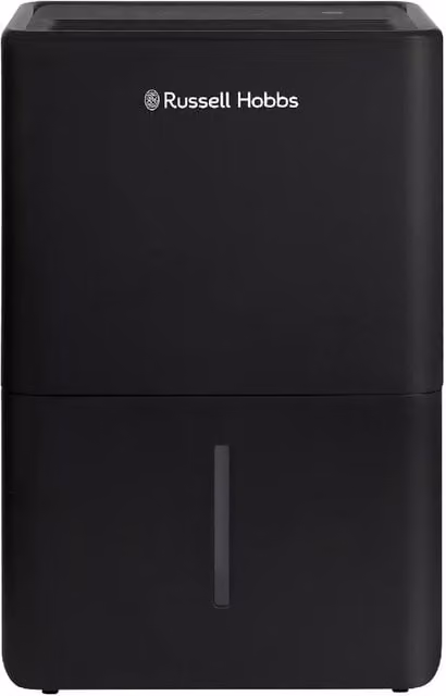 Russell Hobbs RHDH1002 Dehumidifier in Black, 10L/Day Capacity for Damp, Mould and Clothes Drying in Rooms up to 30m2