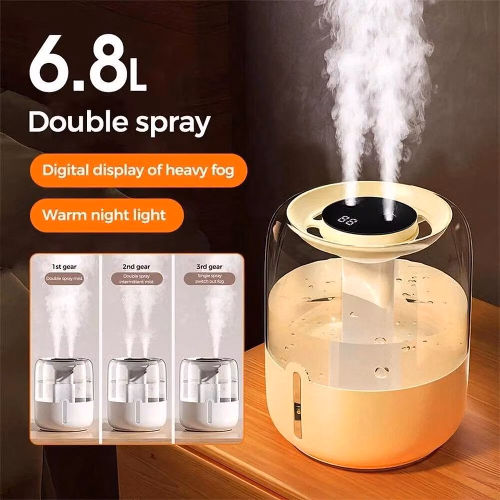 EONLION 6.8L Cool Mist Ultrasonic Humidifier and Air Purifier in White – 2